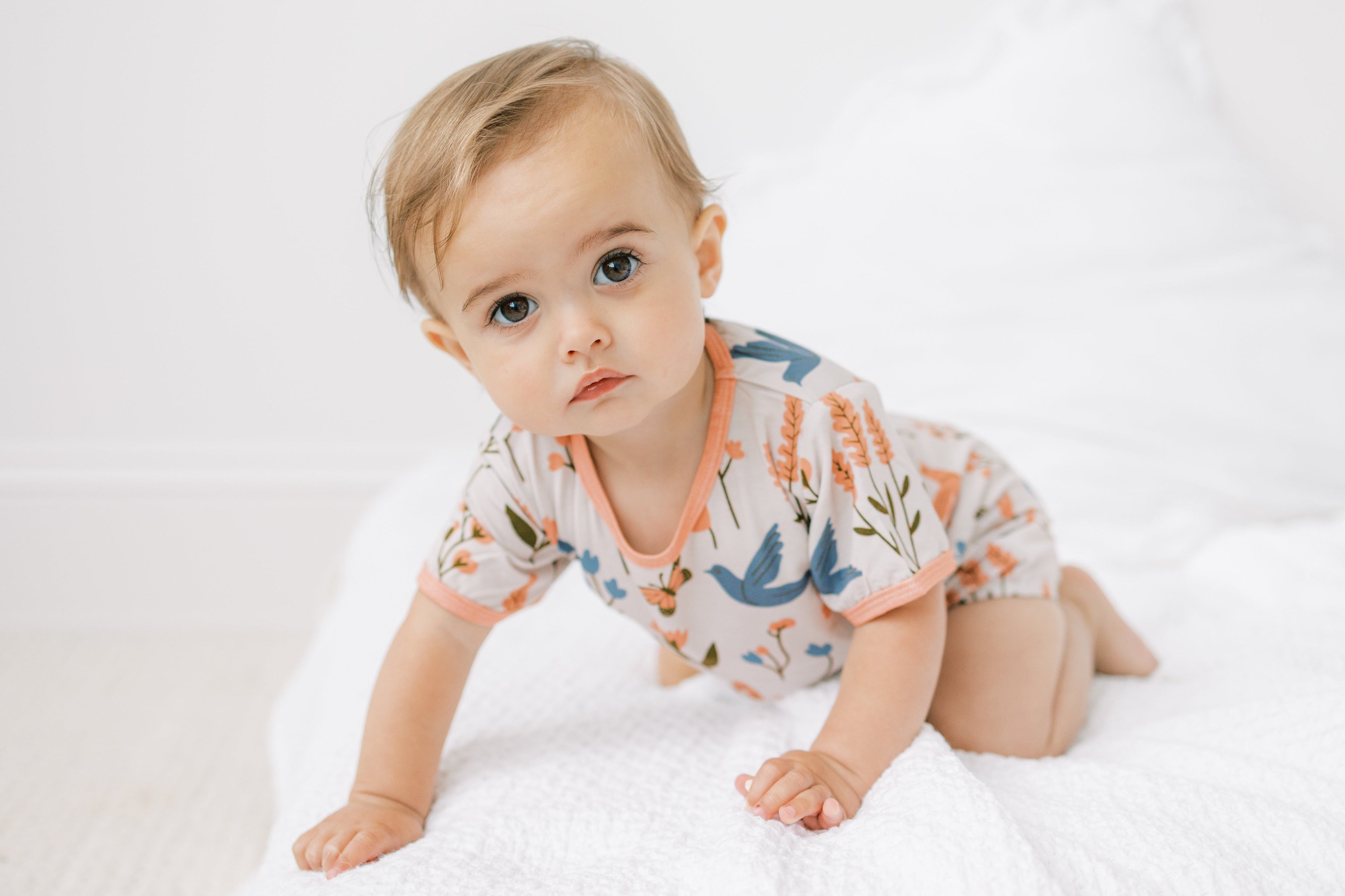 Alba - Short Sleeve Romper - GettCozy